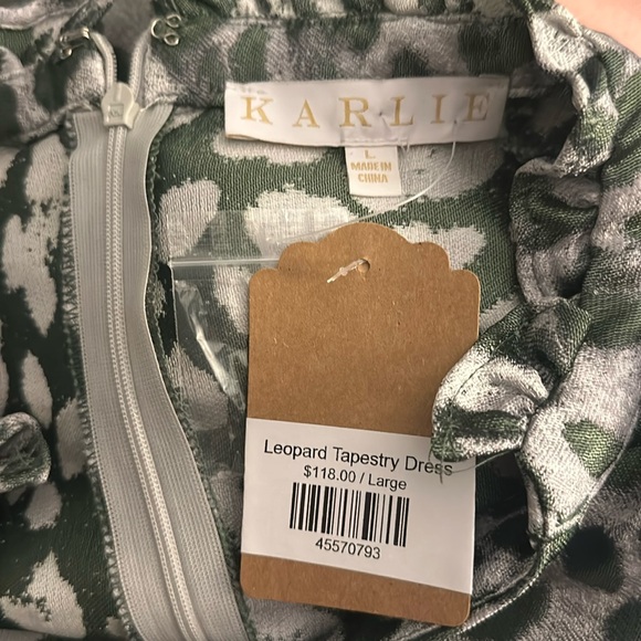 Karlie Leopard Dress NWT - Picture 2 of 3
